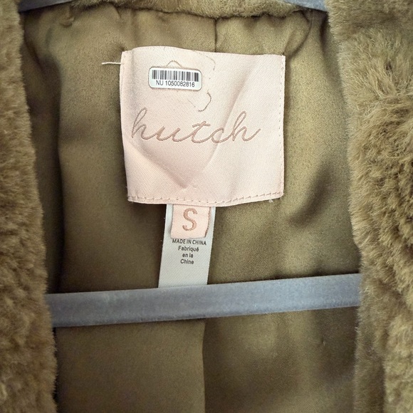 Hutch Colorblock Long Faux Fur Coat - Picture 9 of 13